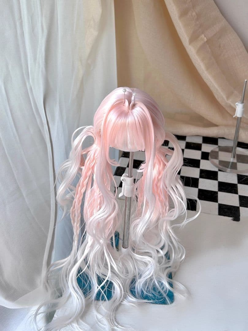 AX243 BJD 1/3 人形 ドール　用ウィッグ カツラ 耐熱 ハンドメイド