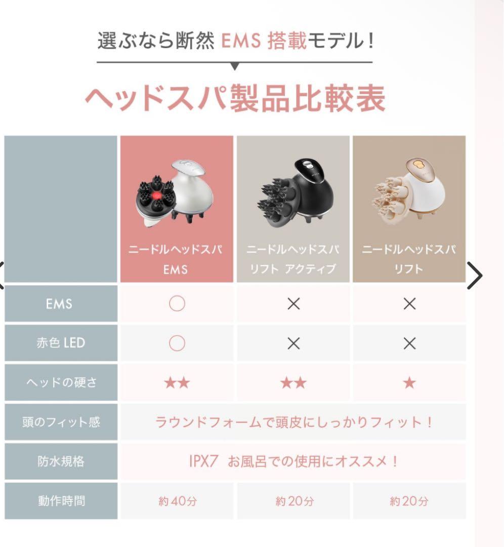 最上位モデル mysé ニードルヘッドスパ 定価29700円