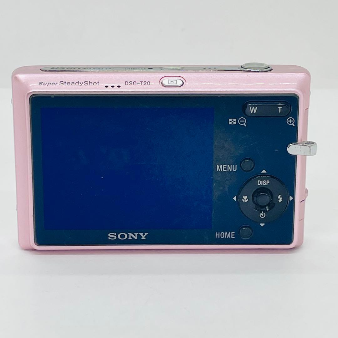 SONY コンパクトデジタルカメラ　DSC-T20 ピンク