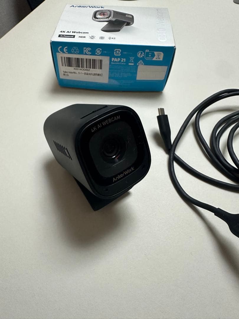 Webカメラ AnkerWork C310 Webcam 4K AI
