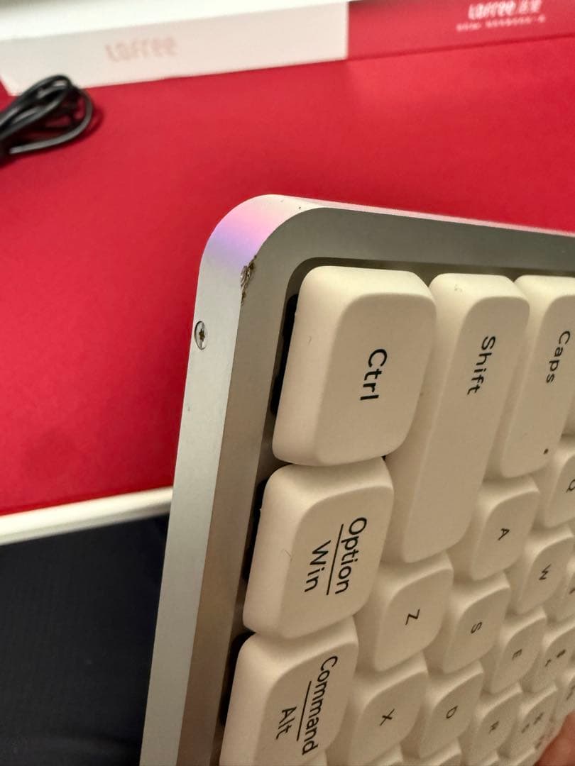lofree flow 100 ホワイトキーボード 本体