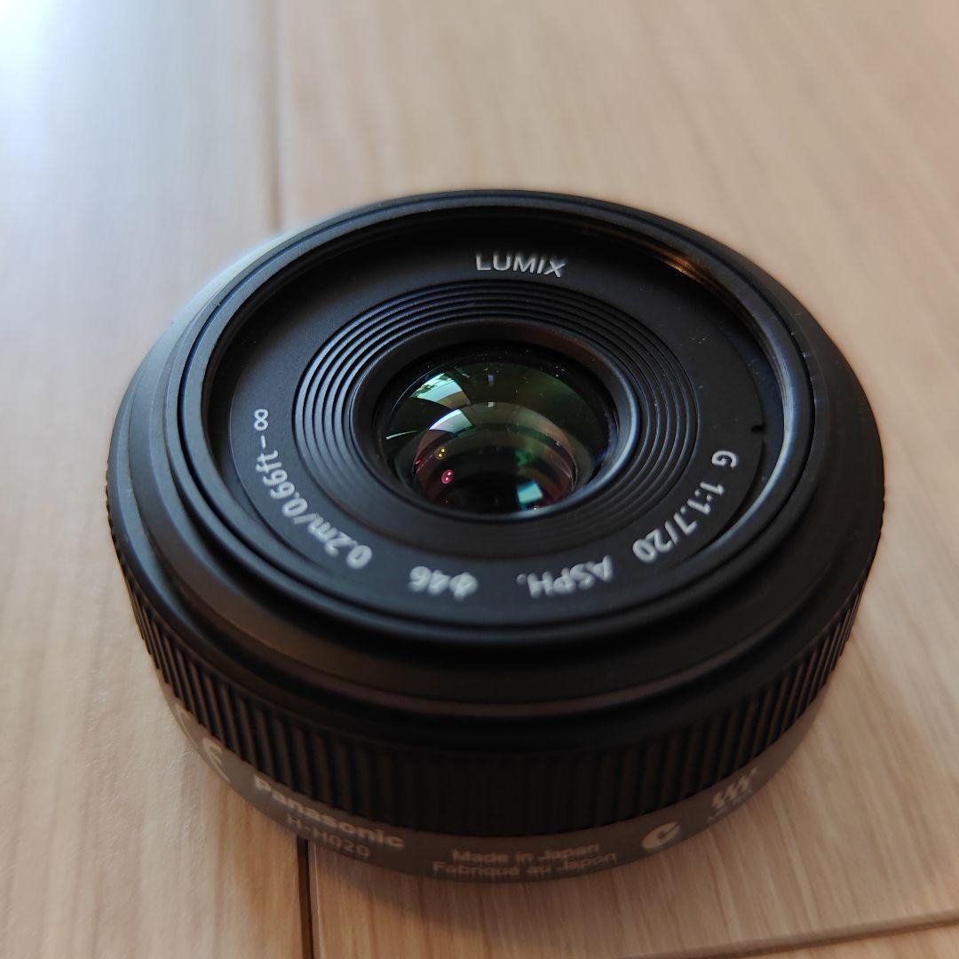 神レンズ Panasonic H-H020 20mm F1.7 単焦点レンズ
