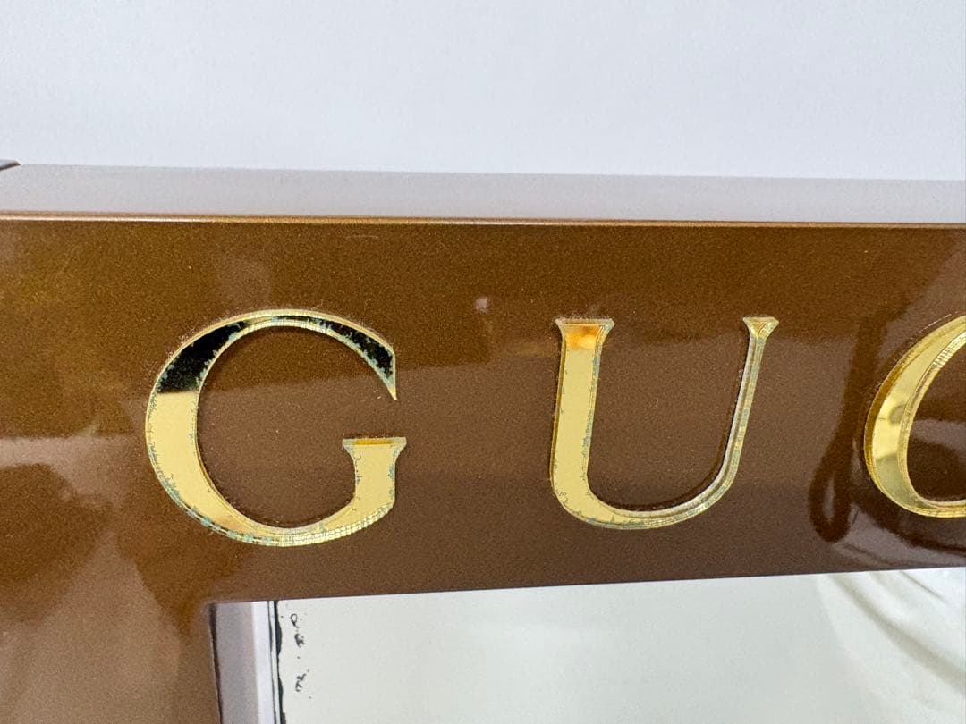 GUCCI 置き型 鏡 スタンドミラー 非売品 店舗用 ディスプレイ