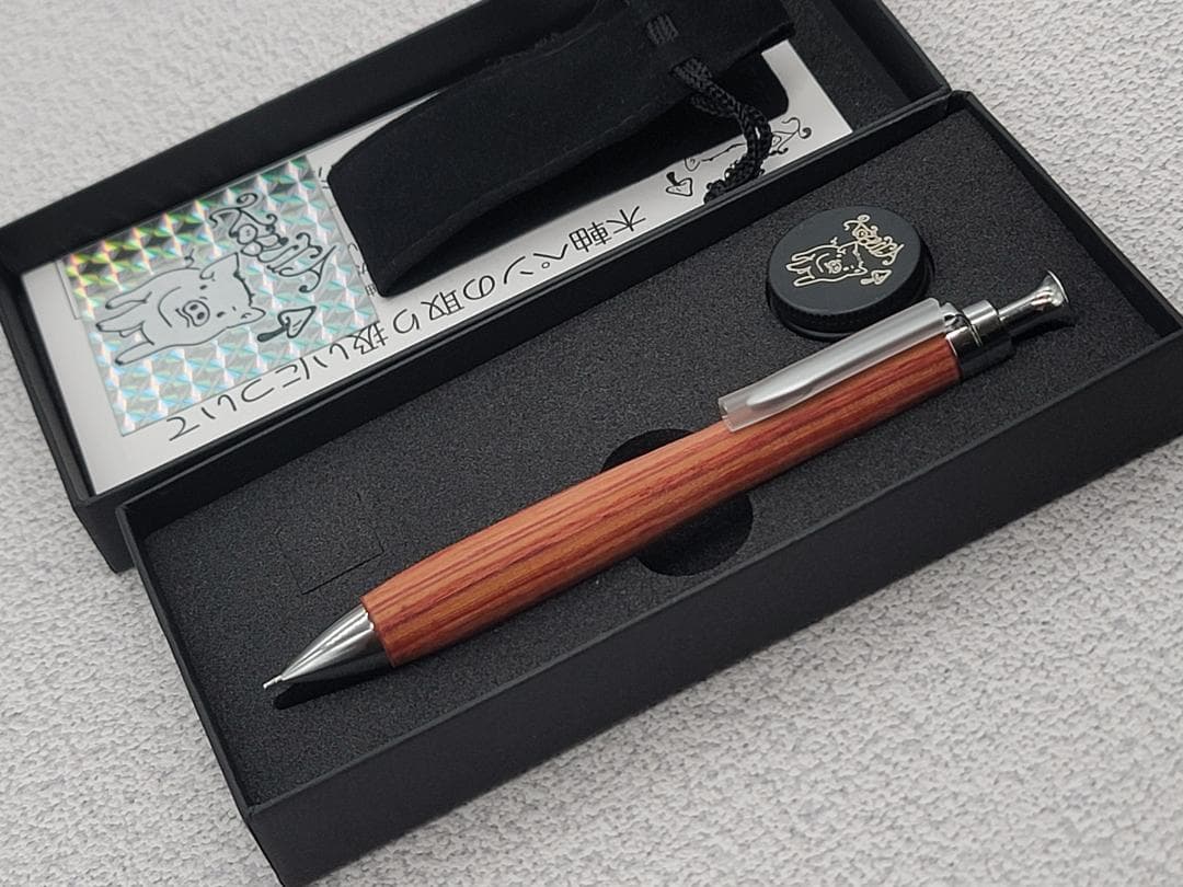 新品　こぶた工房　特濃チューリップウッド　シャープペンシル0.5