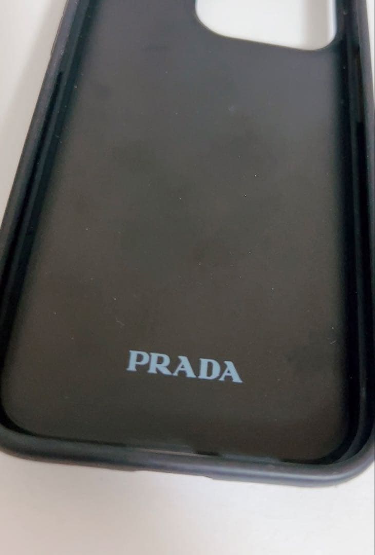 プラダPRADA iPhoneケース　iPhone14Pro ピンク　三角ロゴ