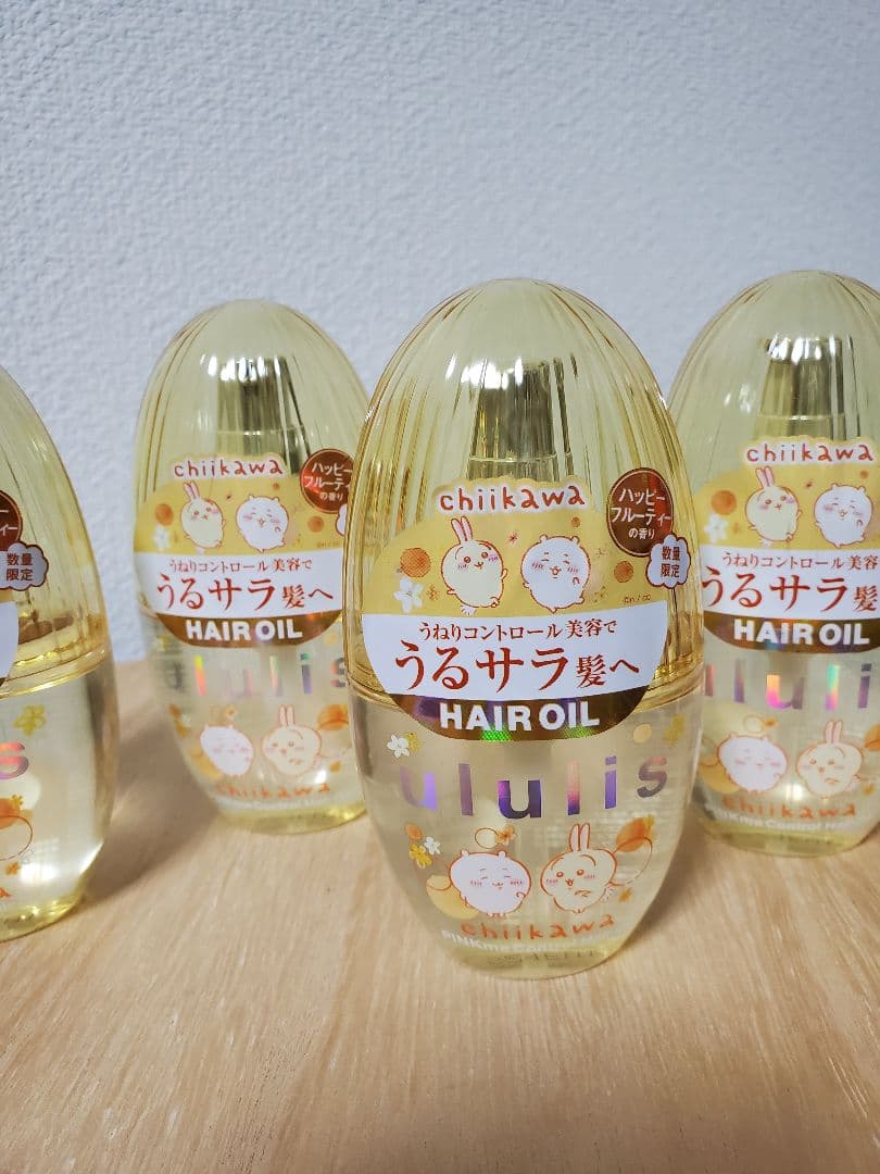 uIuIis　ちいかわ　ピンクミー コントロール ヘアオイル 4点セット