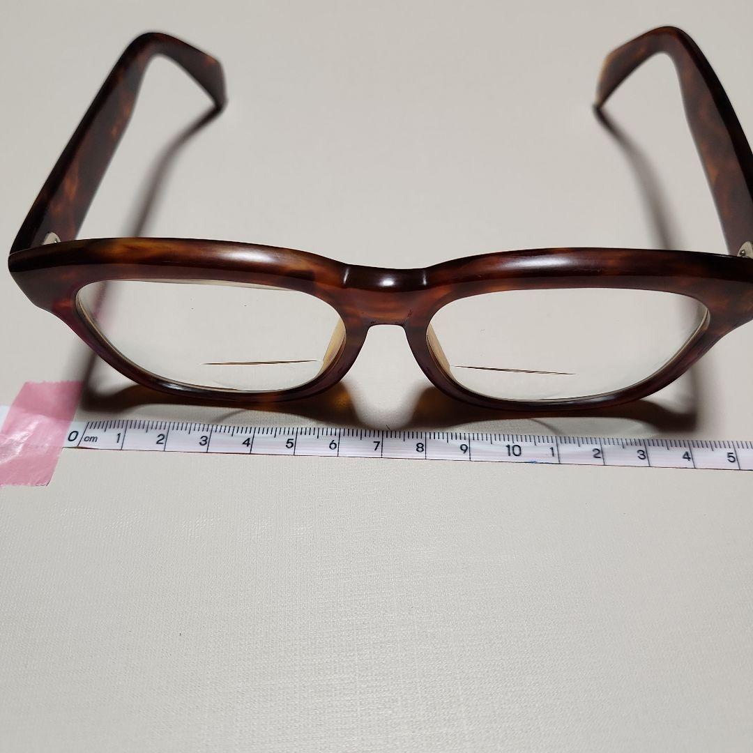 本べっ甲　太縁　眼鏡　　レンズ込58g