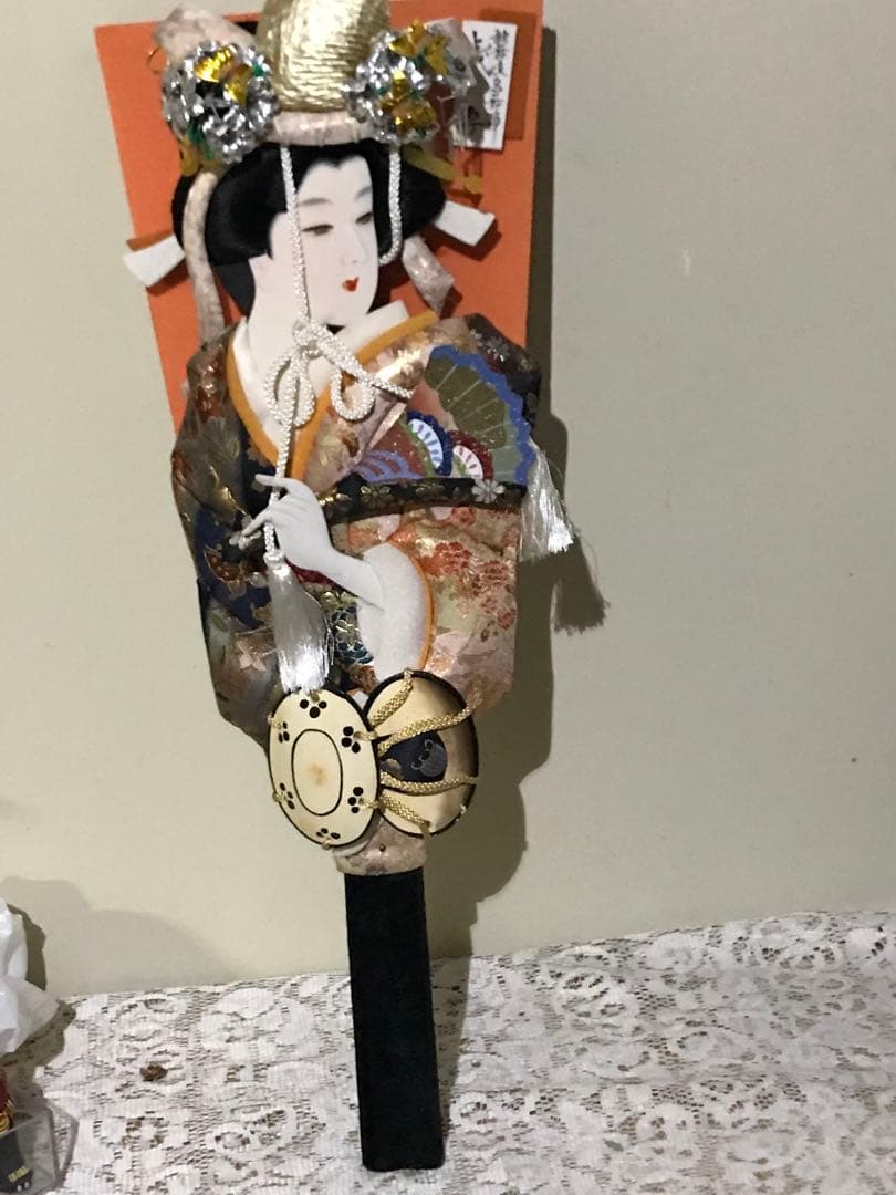 羽子板市で35年前に買いました。