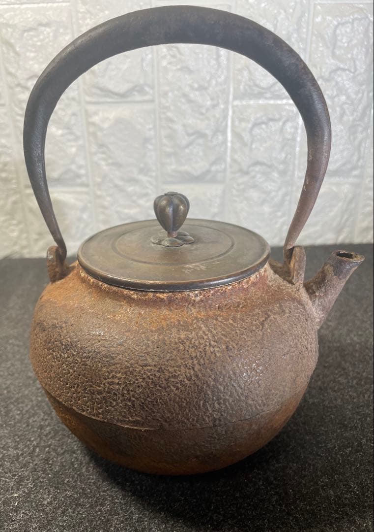金龍堂 鉄瓶　龍文堂　時代物