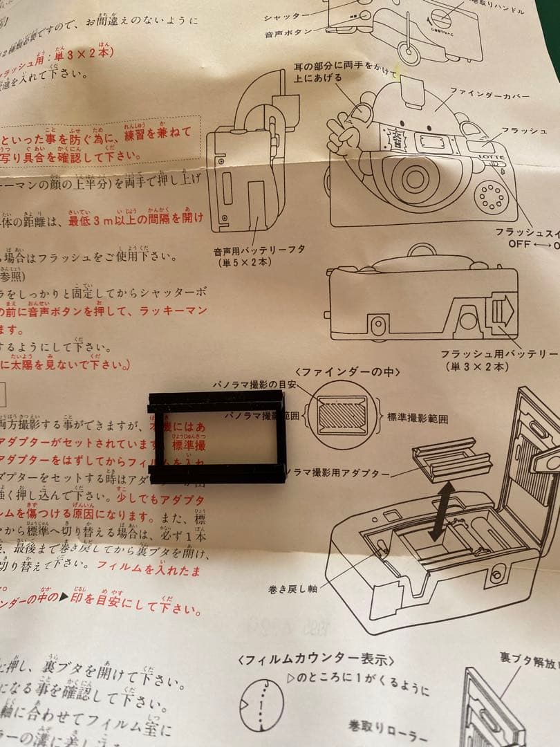 ロッテ景品、ラッキーマンラッキーカメラ