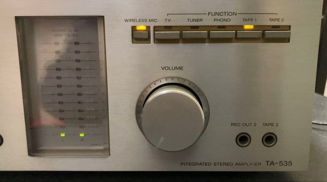 名機　希少　SONY ソニー プリメインアンプ　TA-535音出しok