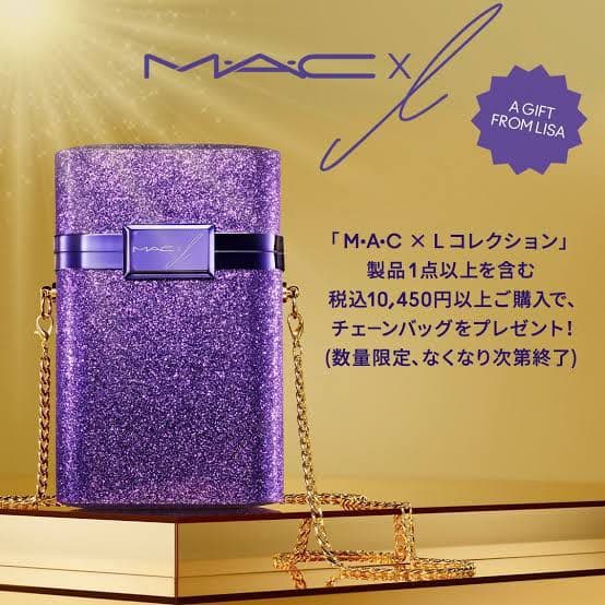 MAC  LISA  ノベルティチェーンバッグ&フェイスパウダー