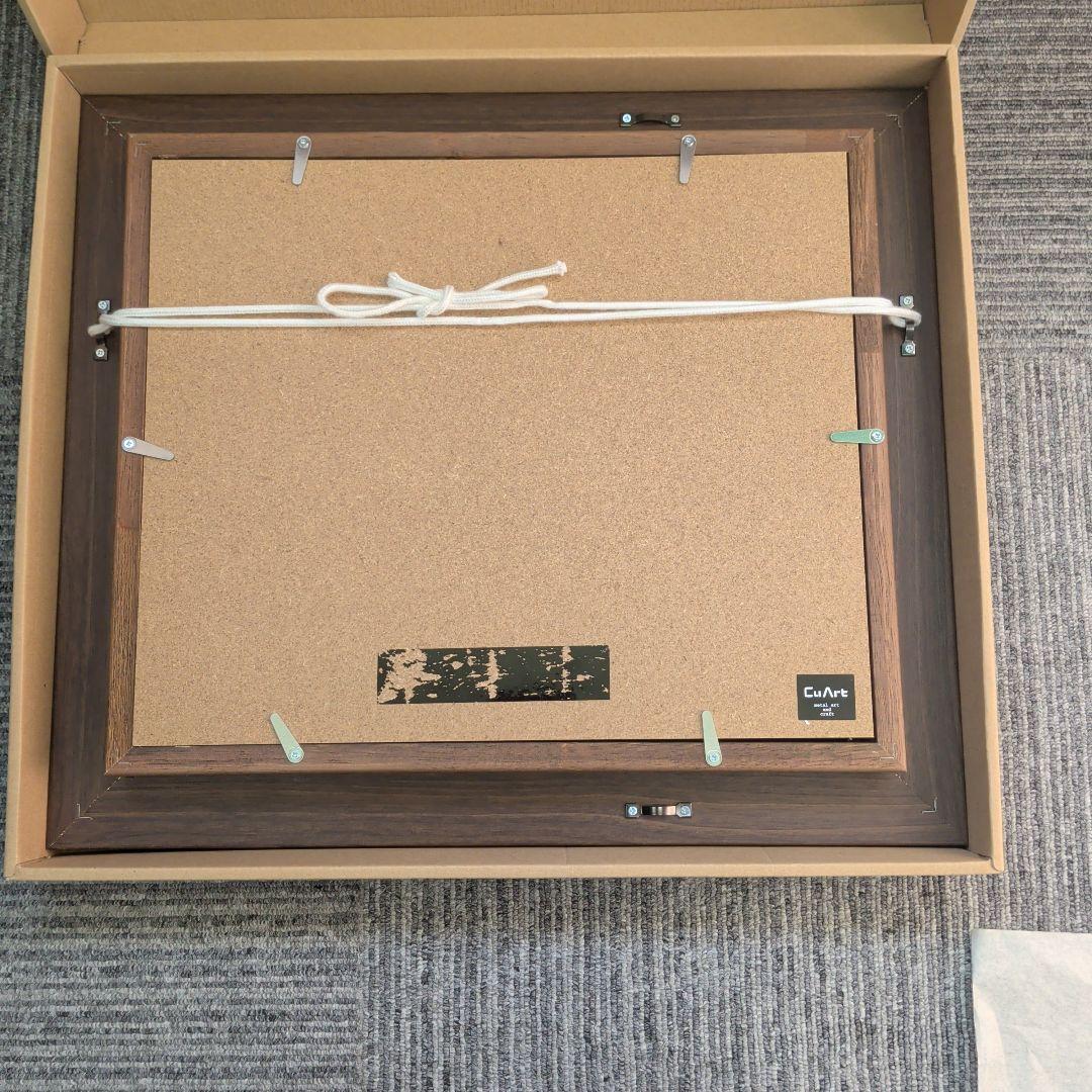 薩摩彫金　船のエンボス彫刻 アート作品