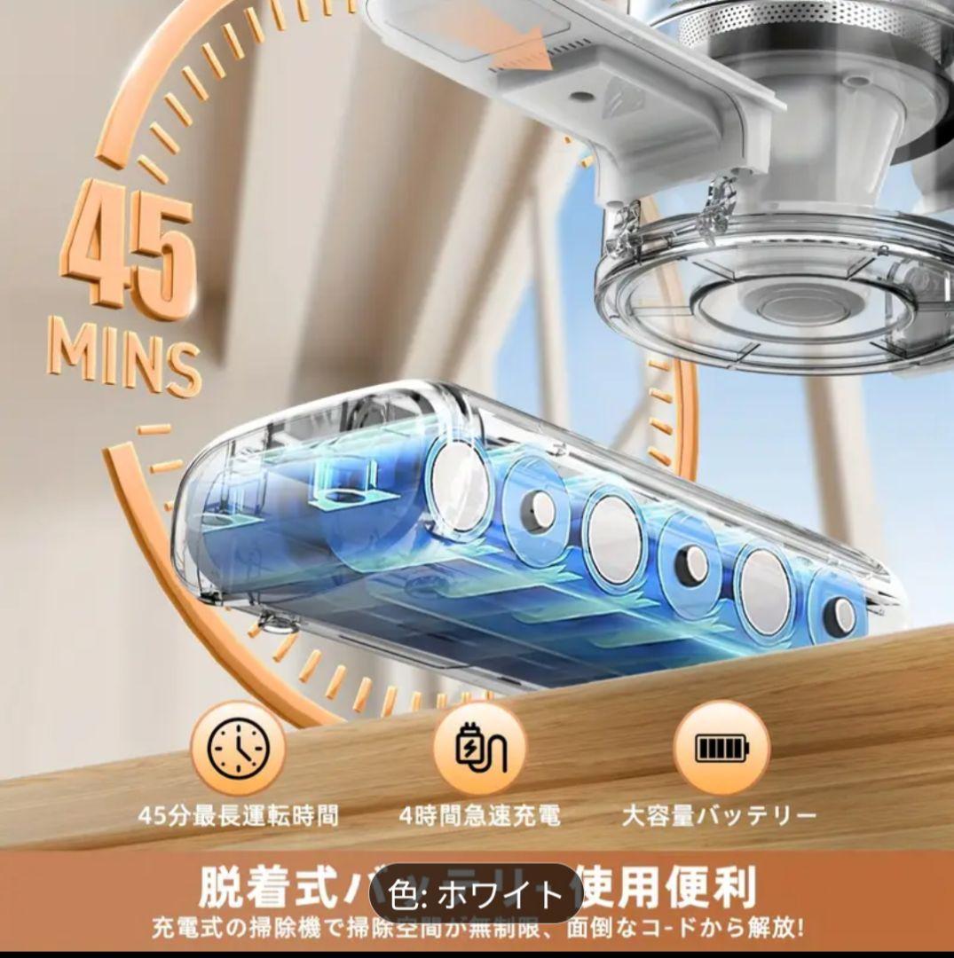 掃除機 8-in-1 パワフルコードレス掃除機