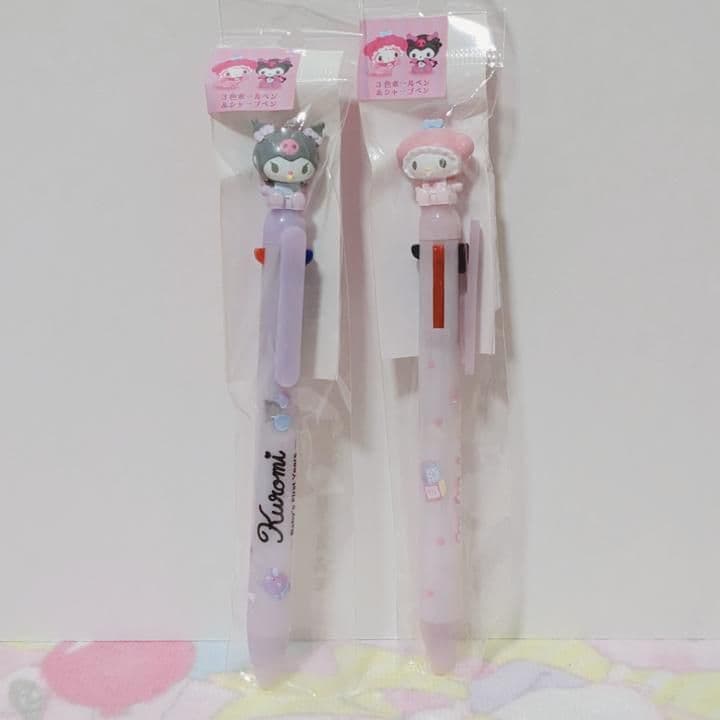 サンリオ　マイメロ　クロミ　ベビー　3色ボールペン＆シャープペン