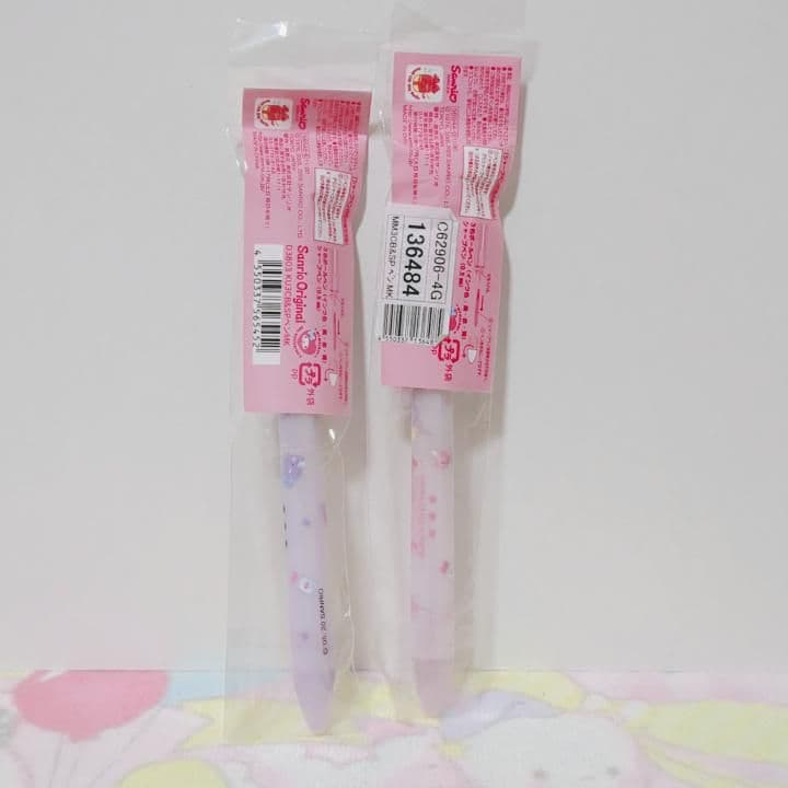 サンリオ　マイメロ　クロミ　ベビー　3色ボールペン＆シャープペン