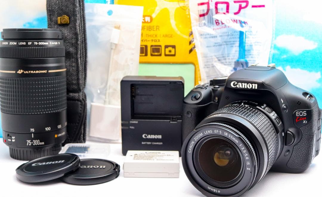 Canon kiss x5⭐️Wレンズセット⭐️スマホに転送⭐️届いてすぐ使える