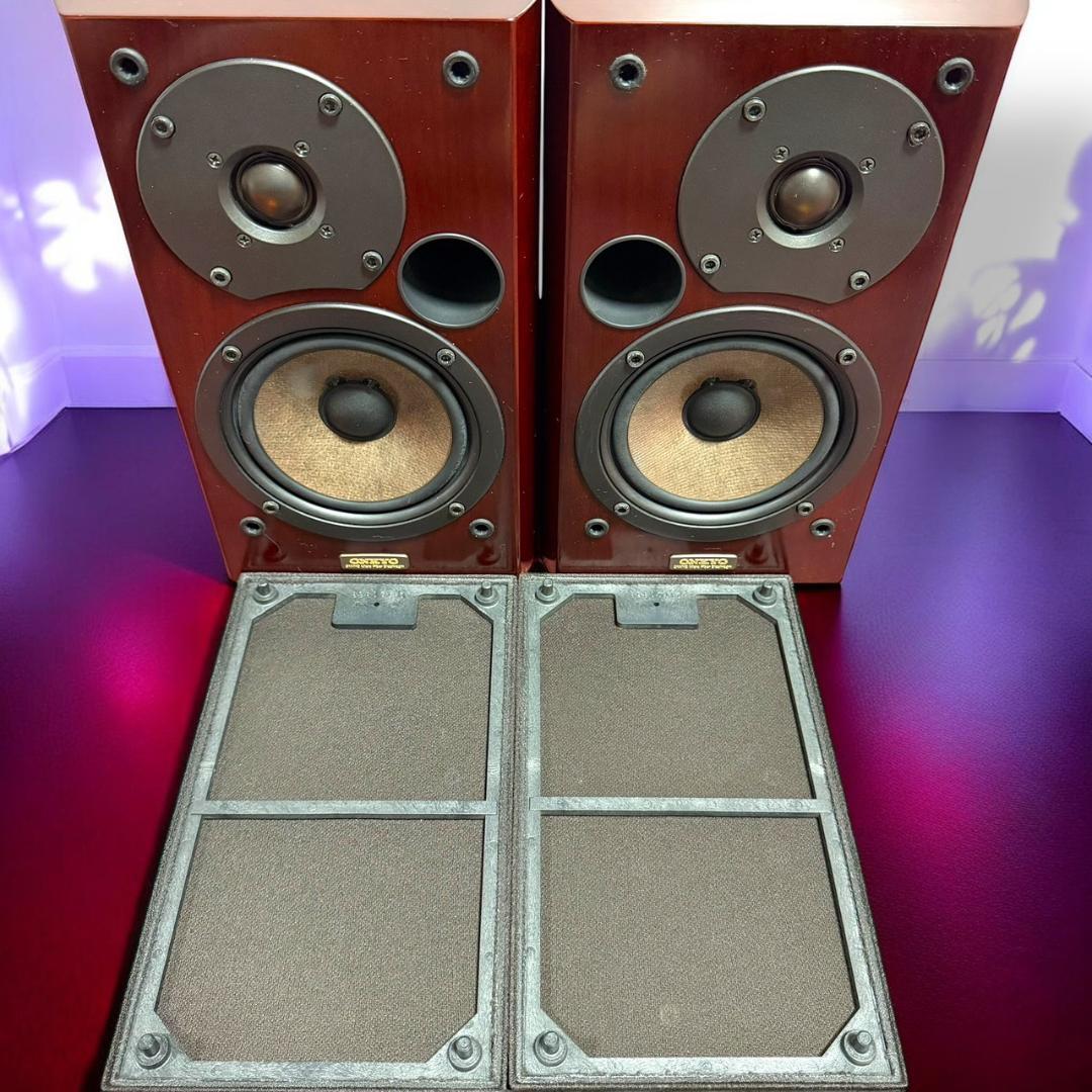☆良品 ONKYO D-102EXG 木目 スピーカー ペア シリアル同番