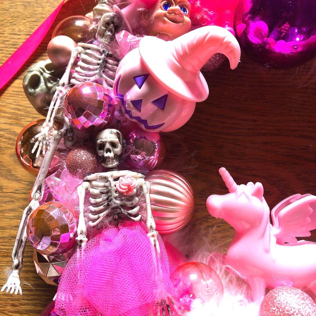 ハロウィン、ホラークリス　ハンドメイドリース