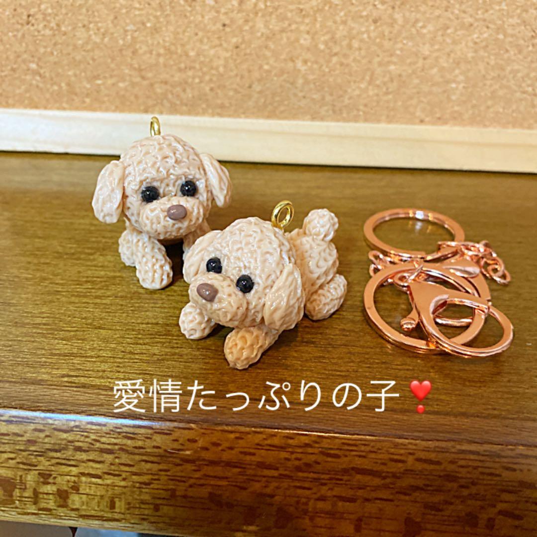 ぶりジット様♥️プードル オリジナル キーホルダー
