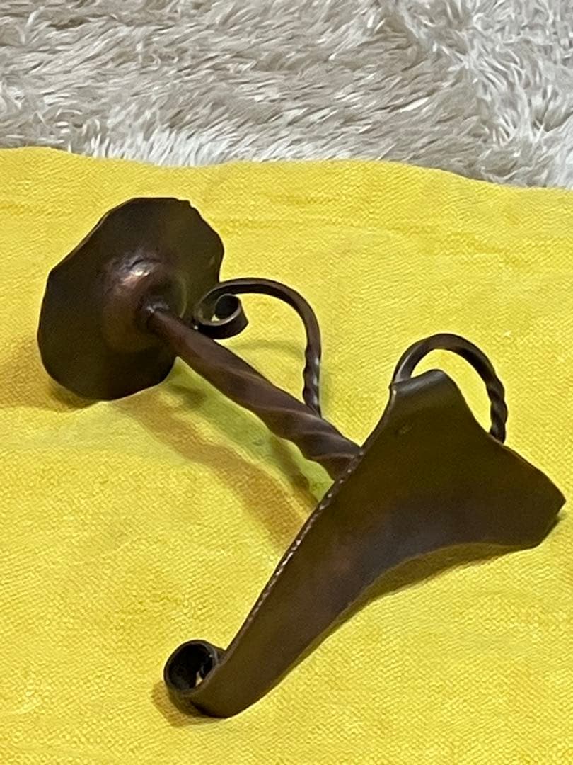 蝋燭立て　キャンドルスタンド　銅　お洒落　職人手作り