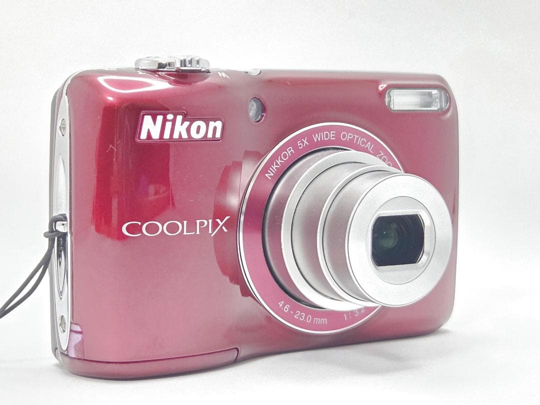 ニコン　Nikon COOLPIX L26 レッド 乾電池仕様 《動作確認済み》