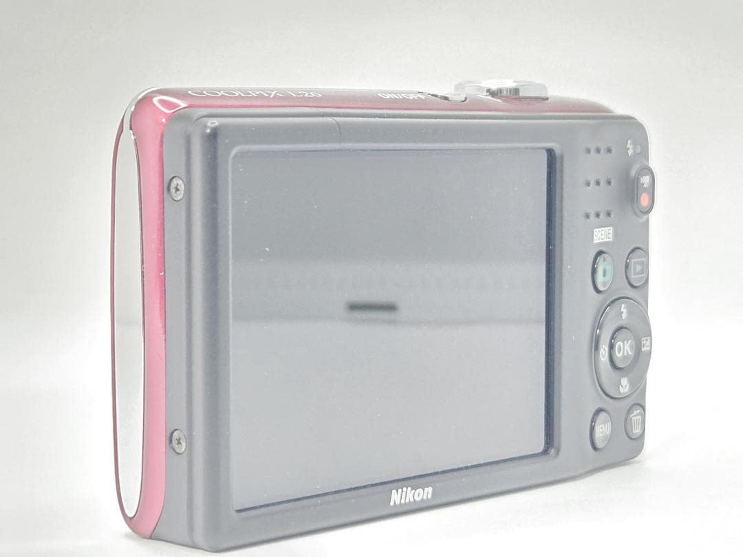 ニコン　Nikon COOLPIX L26 レッド 乾電池仕様 《動作確認済み》