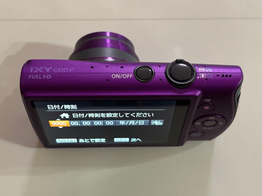 中古　Canon IXY600Ｆ　パープル