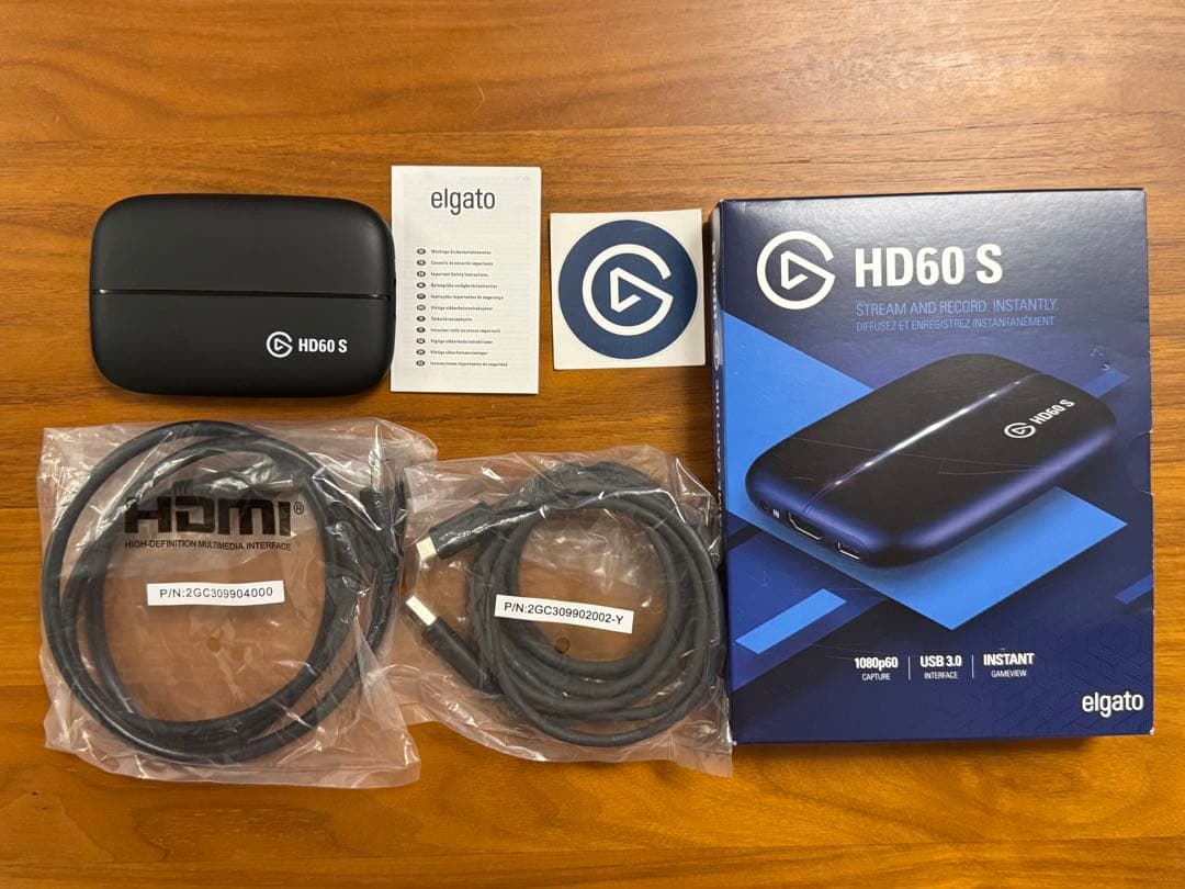 Elgato エルガト HD60 S ビデオキャプチャ【箱・付属品あり】