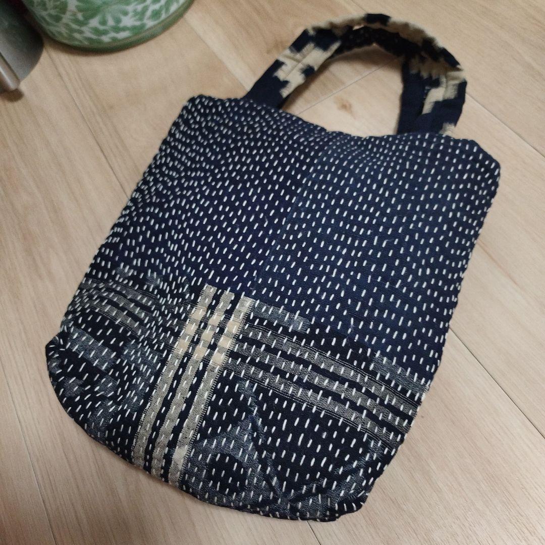 刺し子手提げ袋