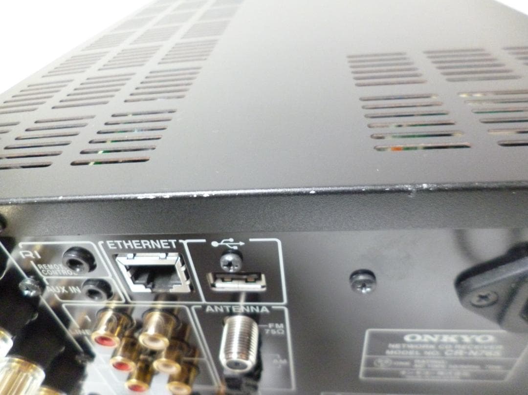 ONKYO CR-N765(B)　ネットワークCDレシーバー RC-850S付