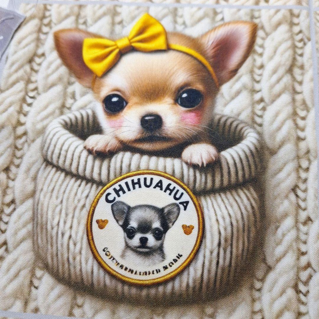 可愛いポメラニアン、マルチーズ、チワワ、柴犬、ヨーキー、シーズパネル生地