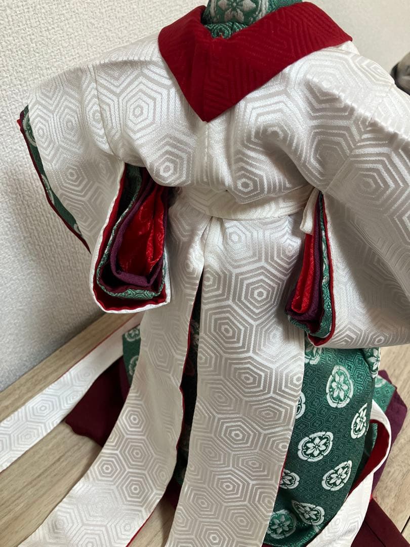 1/4サイズ　松重ねの袿と桜の細長セット　SDM bjd