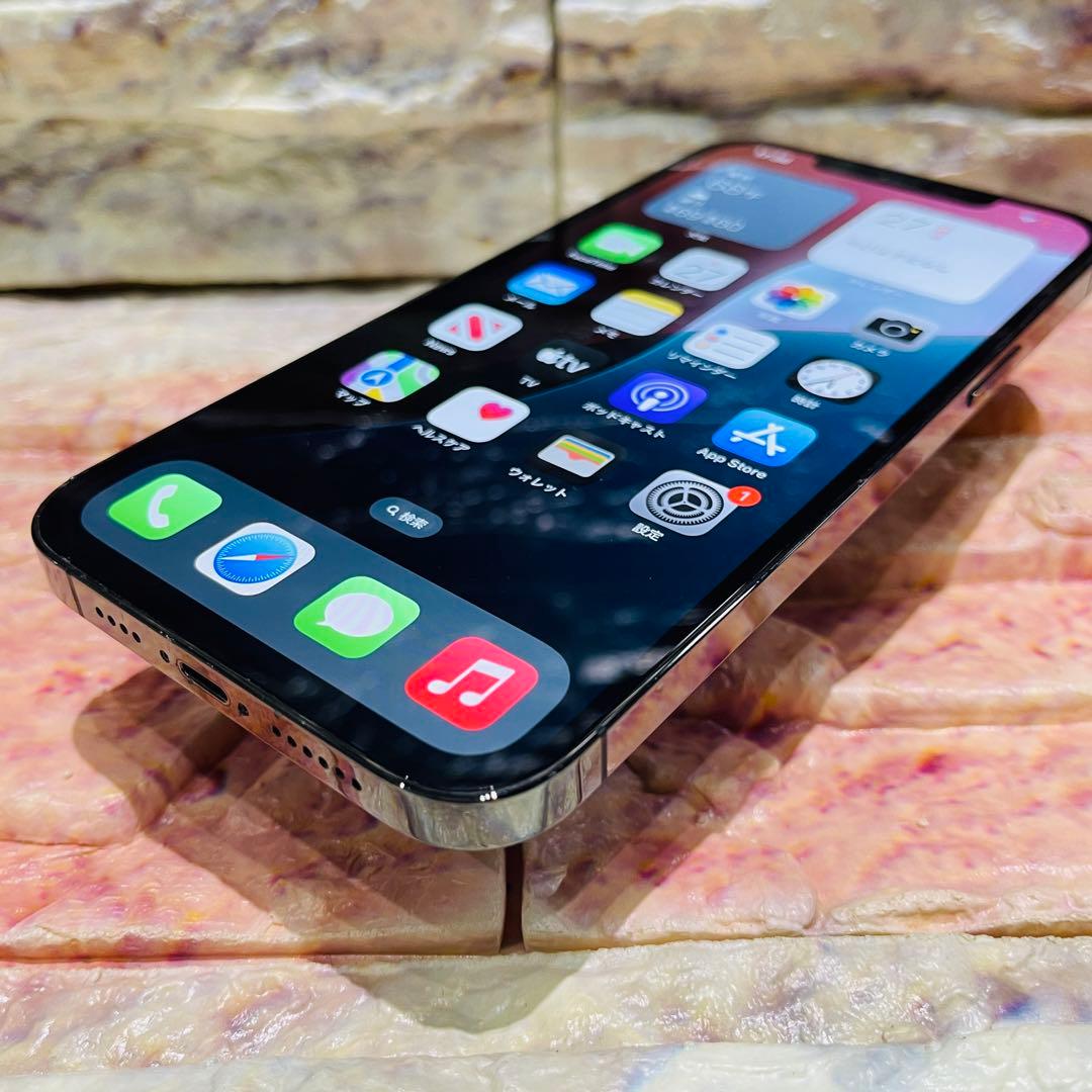SIMフリー iPhone12ProMAX 256GB グラファイト 新品電池