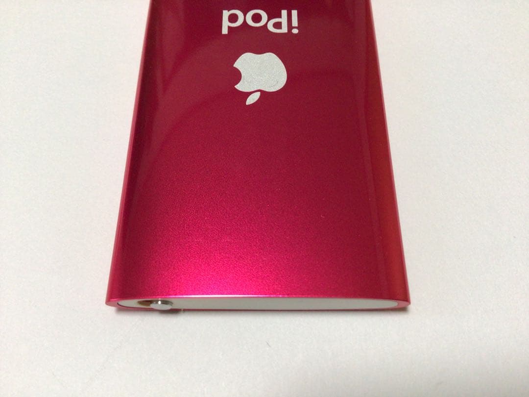 iPod nano5世代8GBピンクno.213バッテリー交換済、usb付き