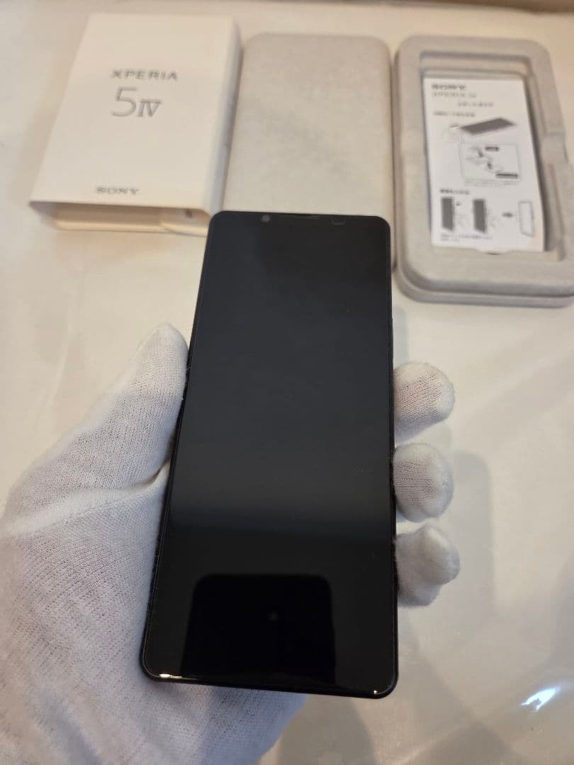 Sony Xperia 5 IV ブラック 256GB simフリー　緑線有り