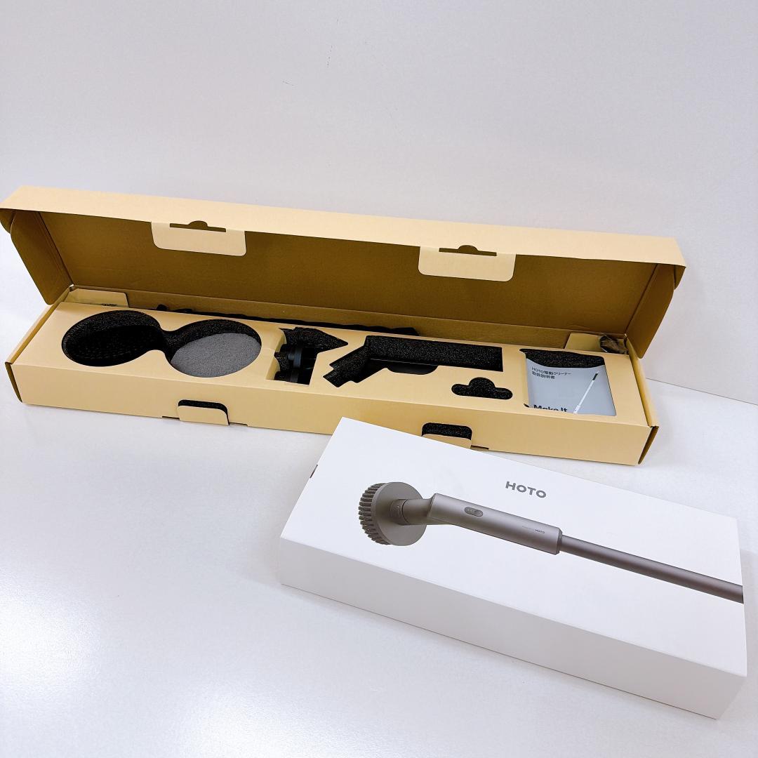 【新品】HOTO　電動スピンスクラバー　掃除セット