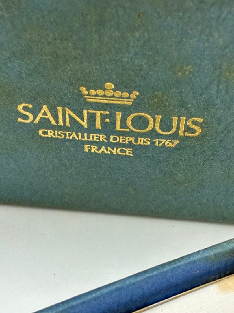 逸品　Saint Louisサンルイ　クリスタルガラ　ペーパーウェイト　フランス