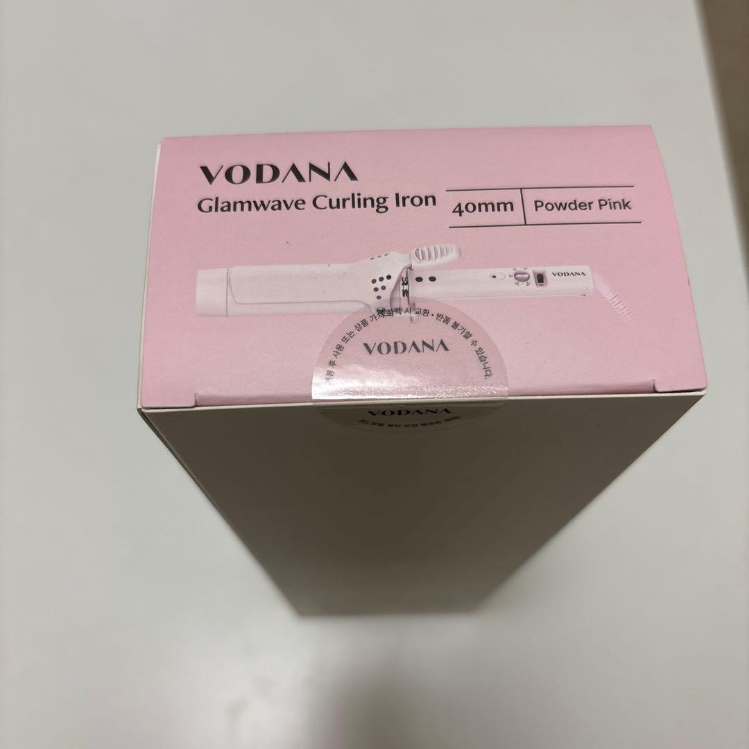 VODANA Glamwave Curling Iron 40mmパウダーピンク