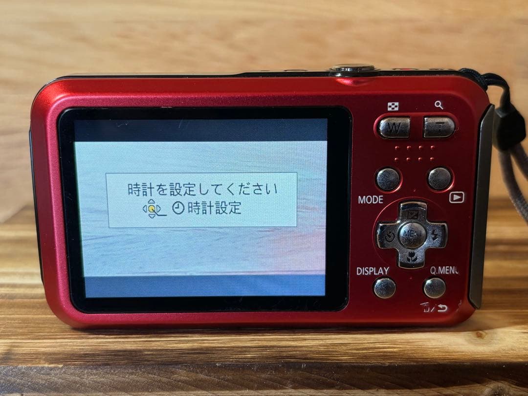 【動作OK】Panasonic LUMIX DMC-FT20 防水・防塵 レッド