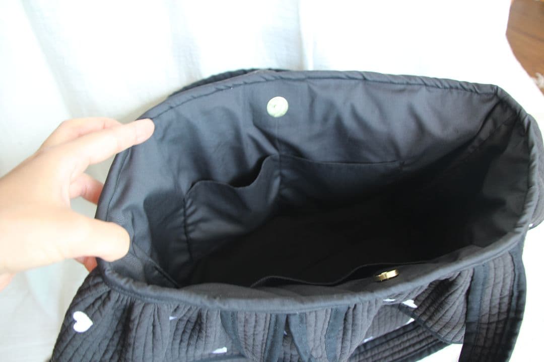 1点のみ！ヌビフリルトートバッグLarge　ヌビバッグ　ヌビマザーズバッグ