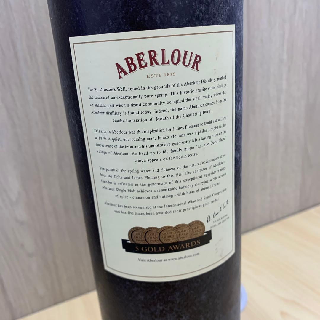ABERLOUR 　アベラワーシングルハイランド　スコッチウイスキー1000ml