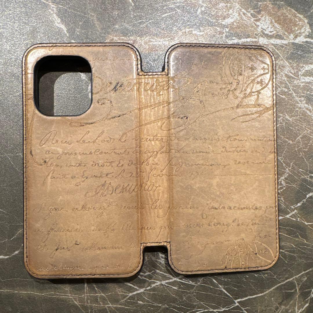 BERLUTI iPhoneケース iphone 14 pro 中古品 手帳型