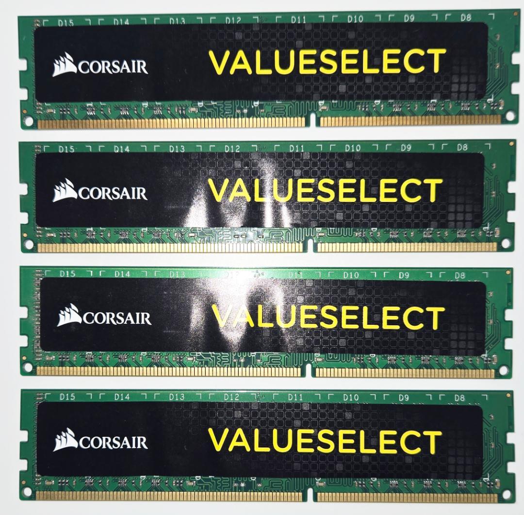 Corsair ValueSelect DDR3 8GB×4枚 32GB メモリ