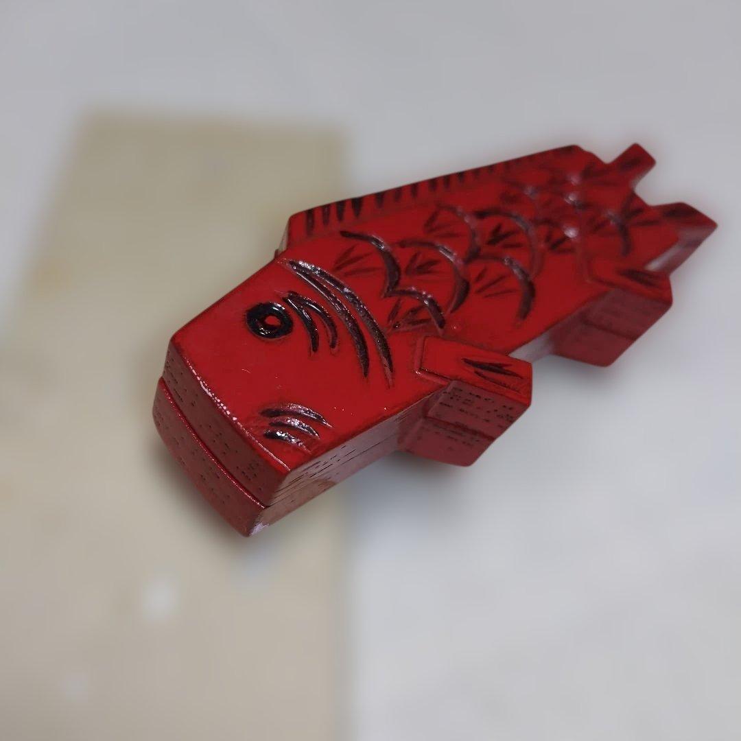 鯉のぼり香合　茶道用具　淡々斎好み　未使用