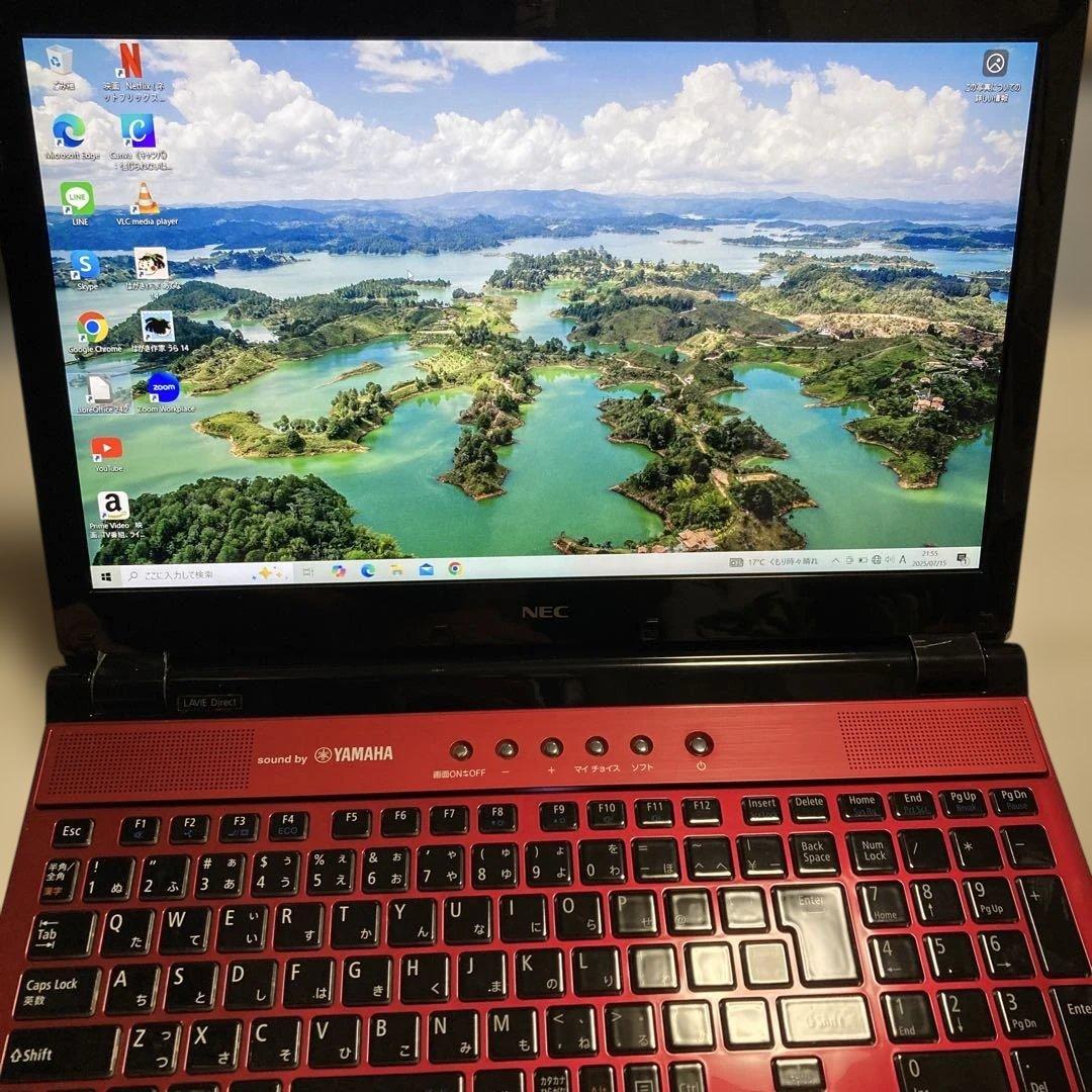 高性能i5＆メモリ8GB 超大容量1TB カメラ付き すぐ使えるノートパソコン