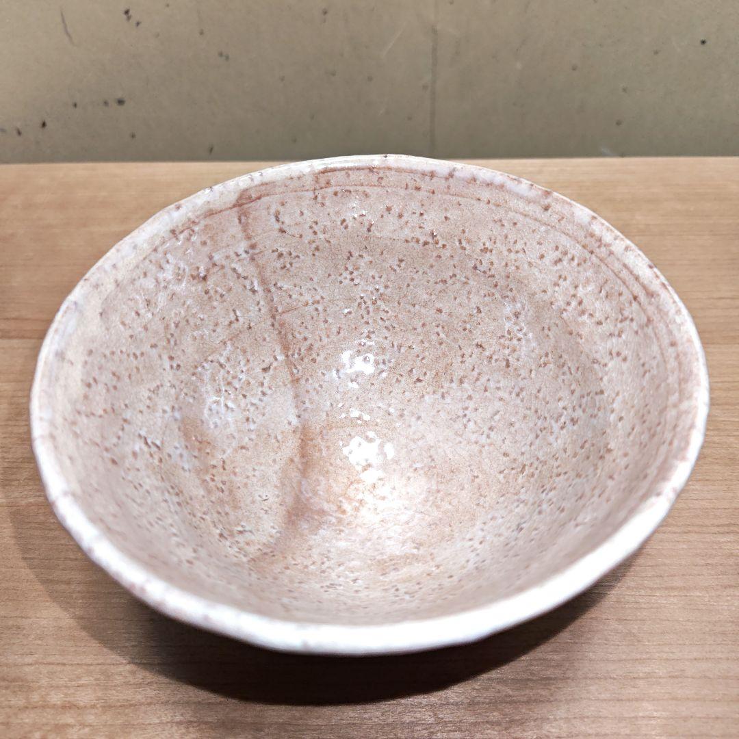 茶道具　萩焼茶碗　　岡本明作