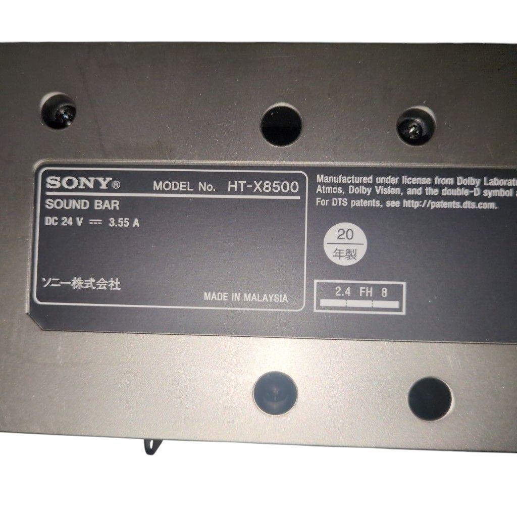 美品　HT-X8500 SONY　サウンドバー　リモコン　20年製　サラウンド