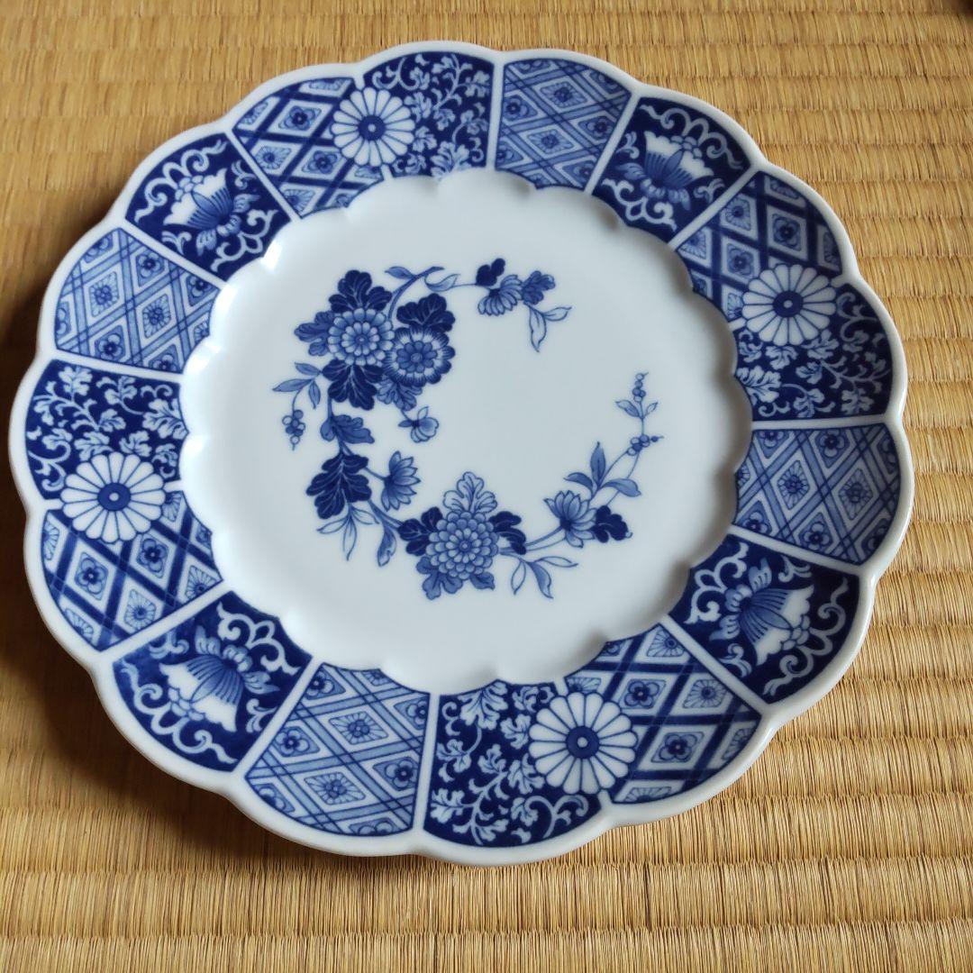 ブルー伊万里（Blue Imari ）大中小皿セット（各一枚）ビンテージ