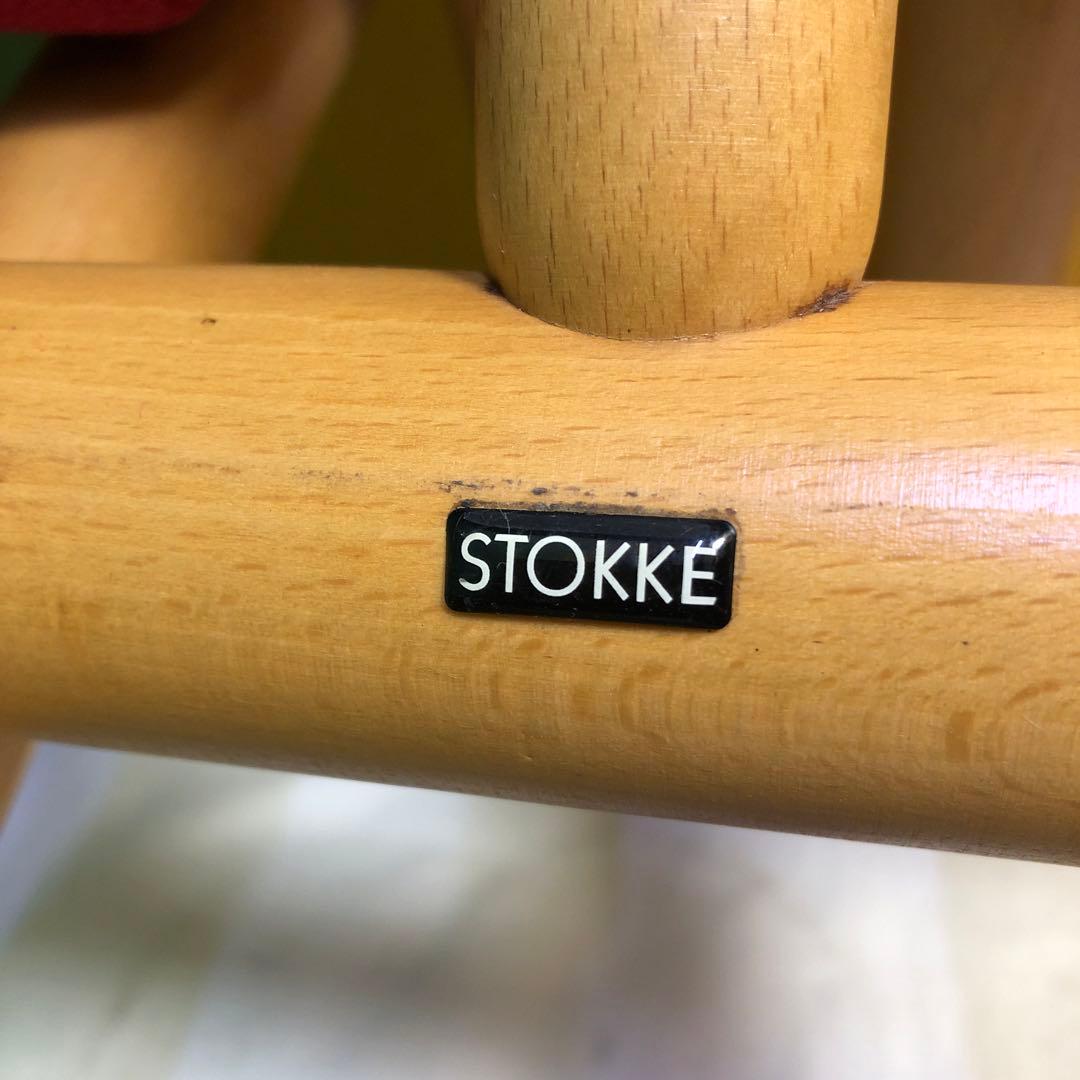 STOKKE ストッケ　学習椅子 レッド赤　姿勢矯正バランスチェア　ヴァリエール